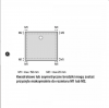 Ronal Air brodzik kwadratowy 90x90 cm konglomeratowy len W37Q09015